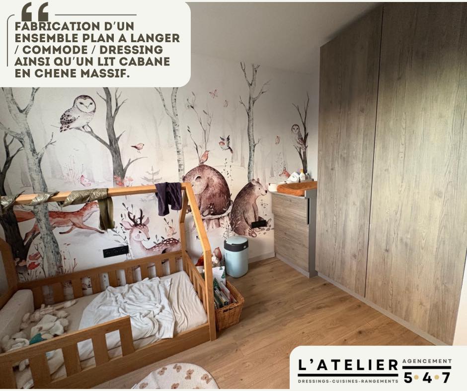 Chambre d’enfant sur-mesure